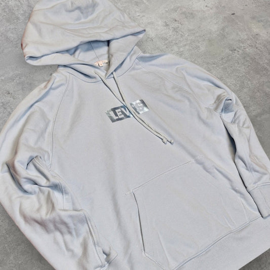 Levi's világoskék box logo hoodie