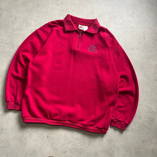 Vintage 90's Nike Fitness quaterzip pulóver