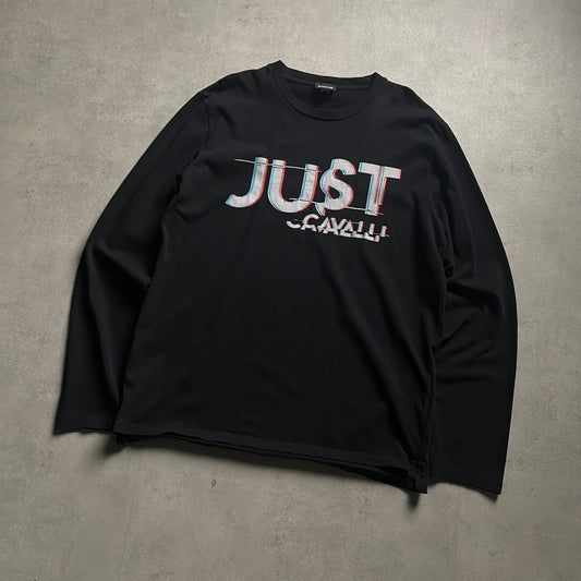 Just Cavalli hologram graphic crewneck