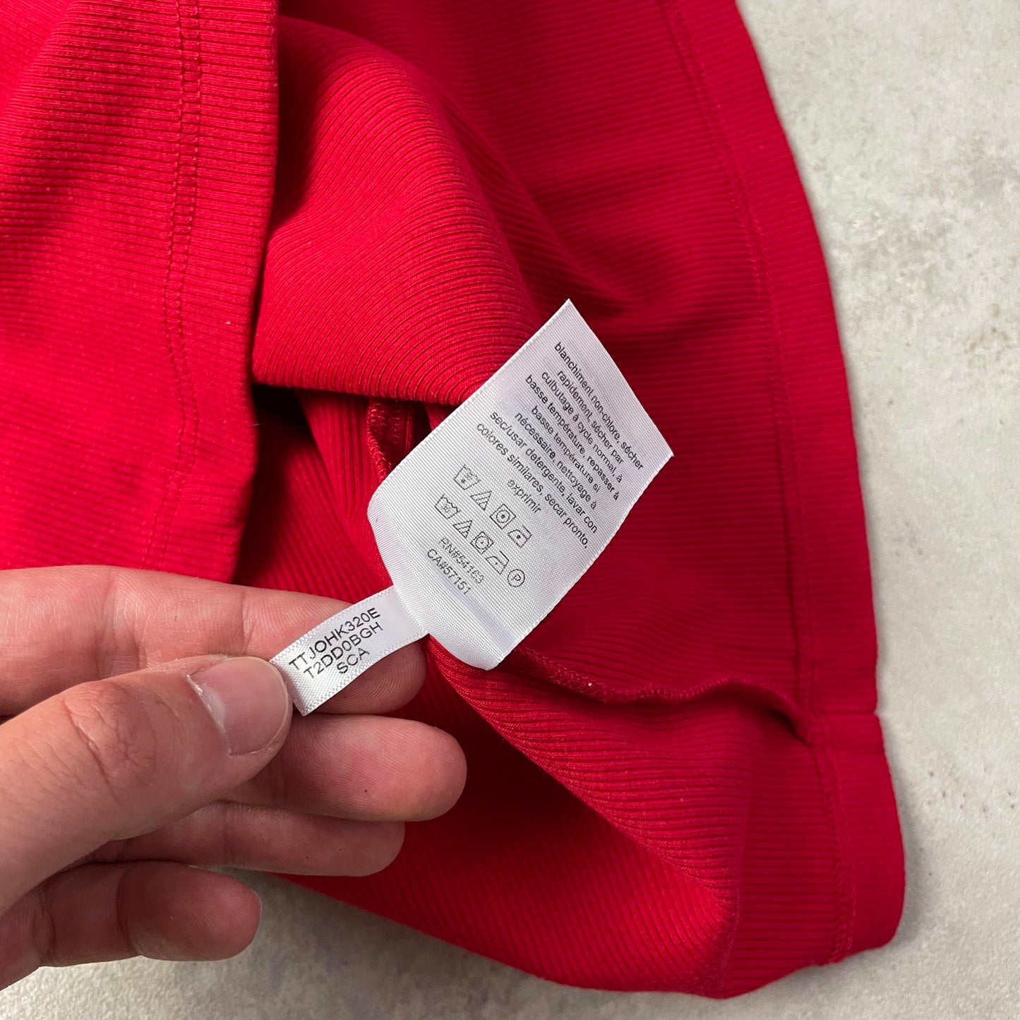 Tommy Jeans piros női ruha
