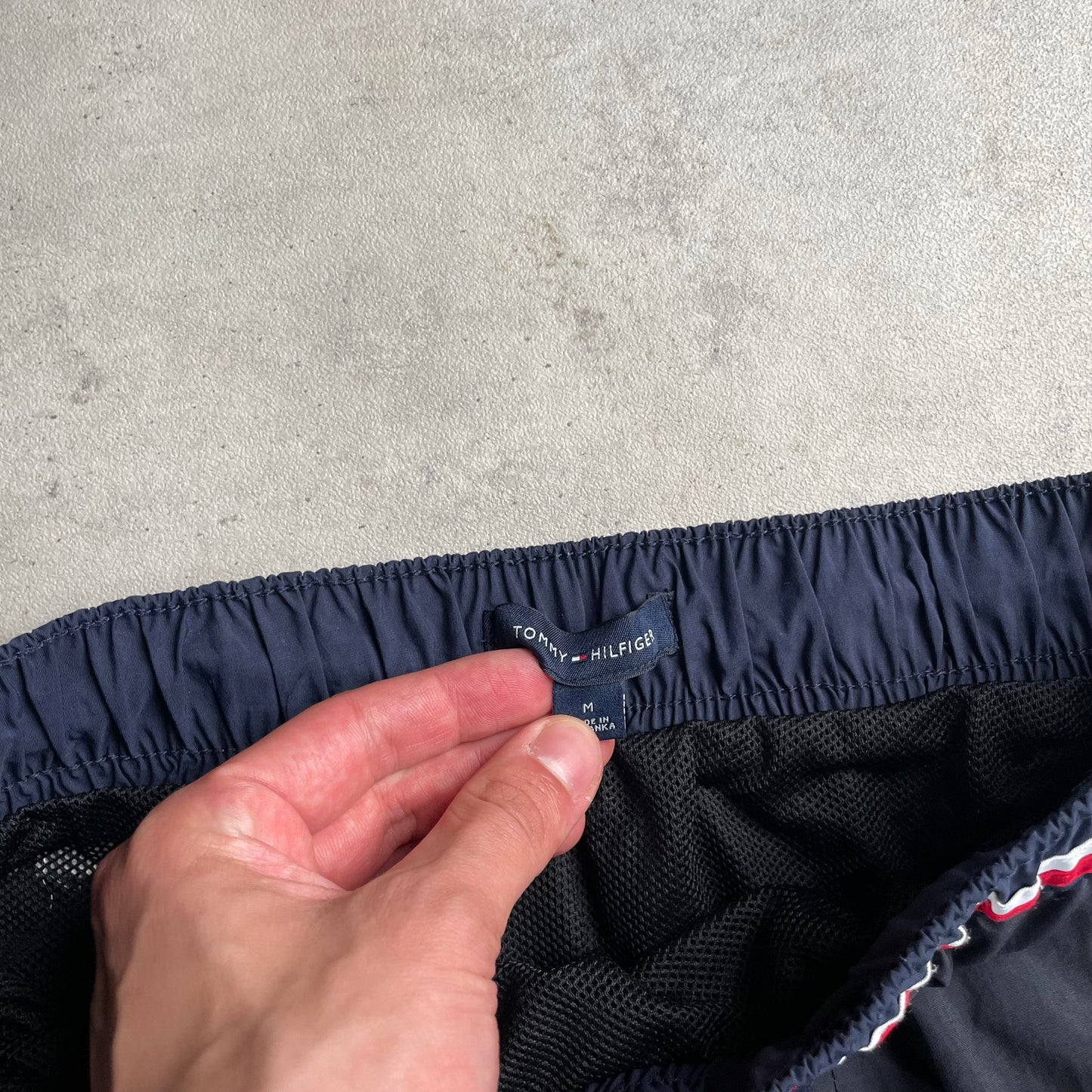 Tommy Hilfiger fekete úszónadrág