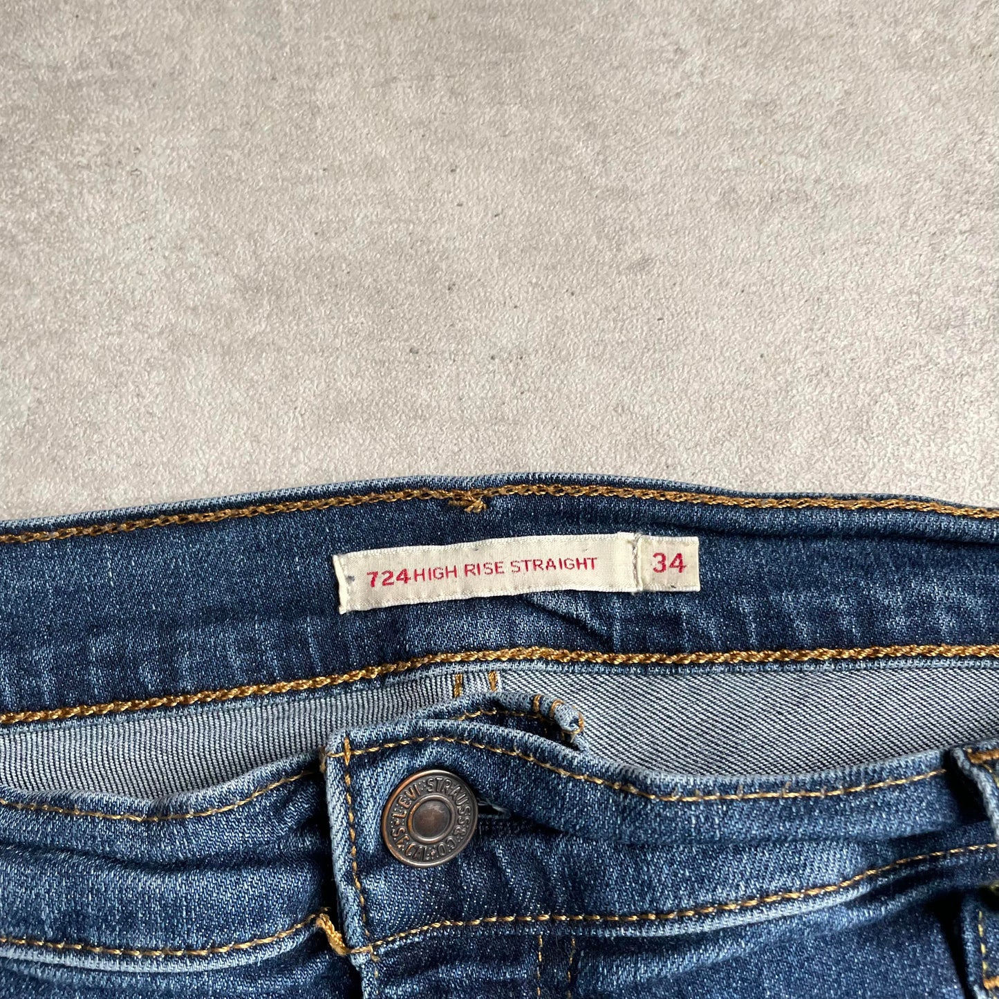 Levi's 724 High Rise straight farmernadrág