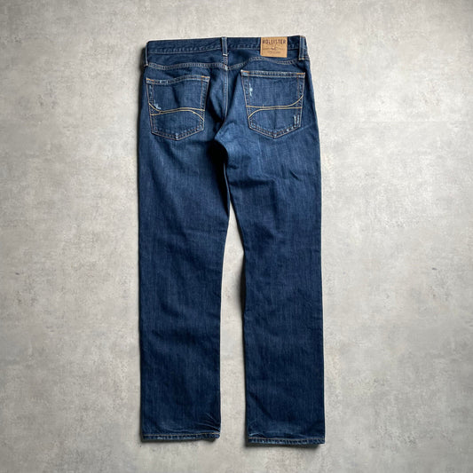 Y2K Hollister distressed straight fit farmernadrág