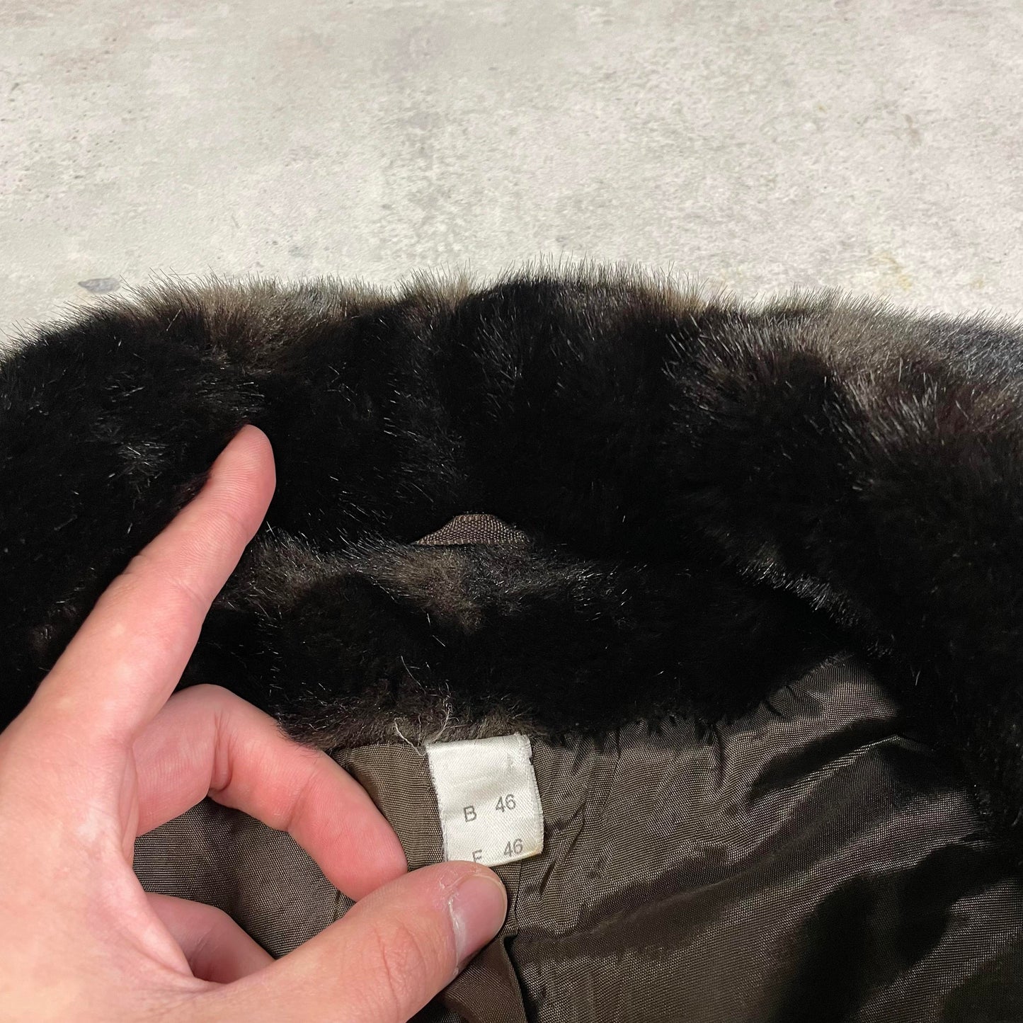 Vintage női szőrmekabát