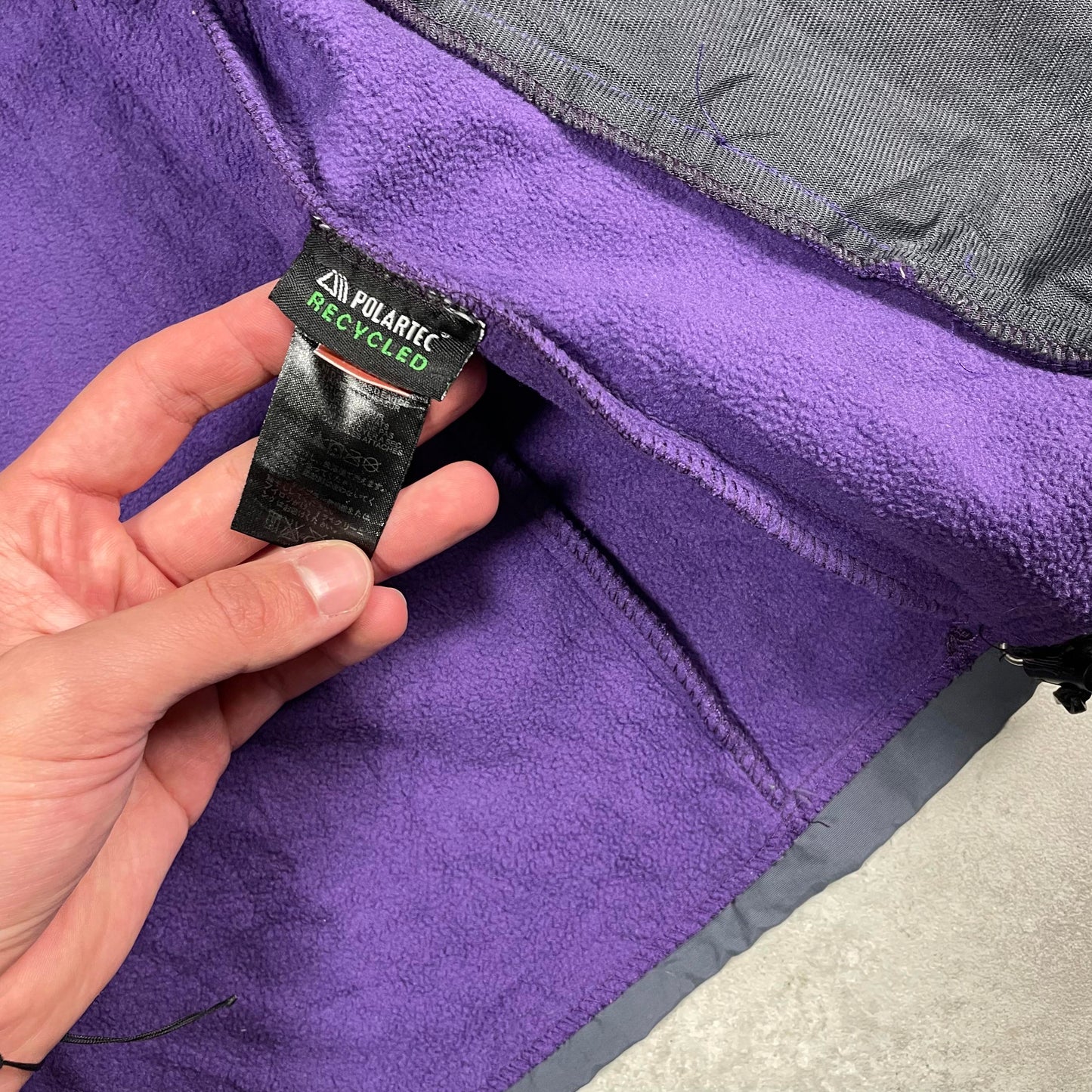 The North Face lila denali pulóver