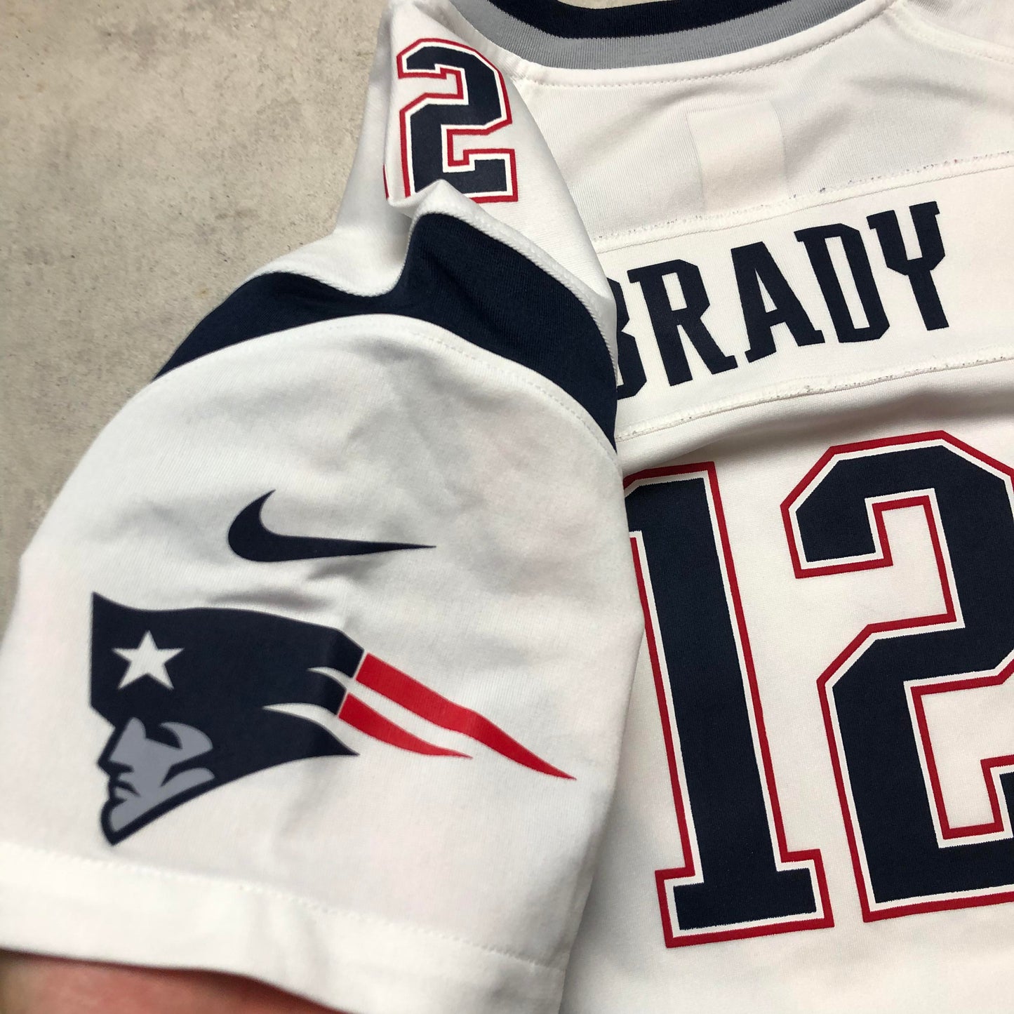 Nike New Englands Patriots #12 Tom Brady mez