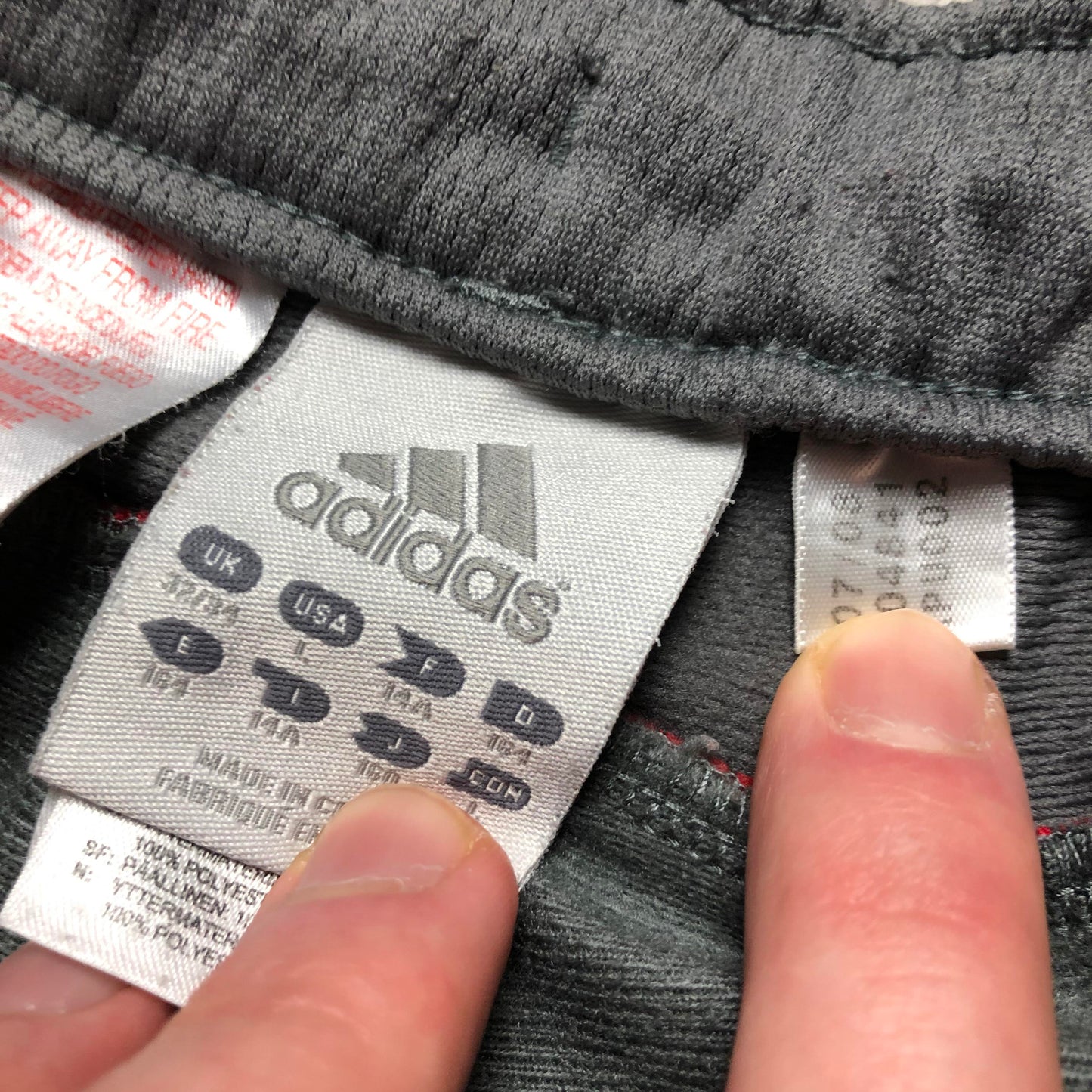 Vintage Adidas ezüst melegítőnadrág