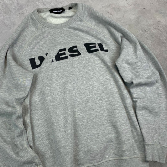 Vintage Diesel slash logo crewneck