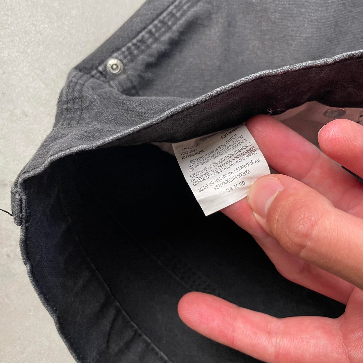 Dickies fekete carpenter rövidnadrág