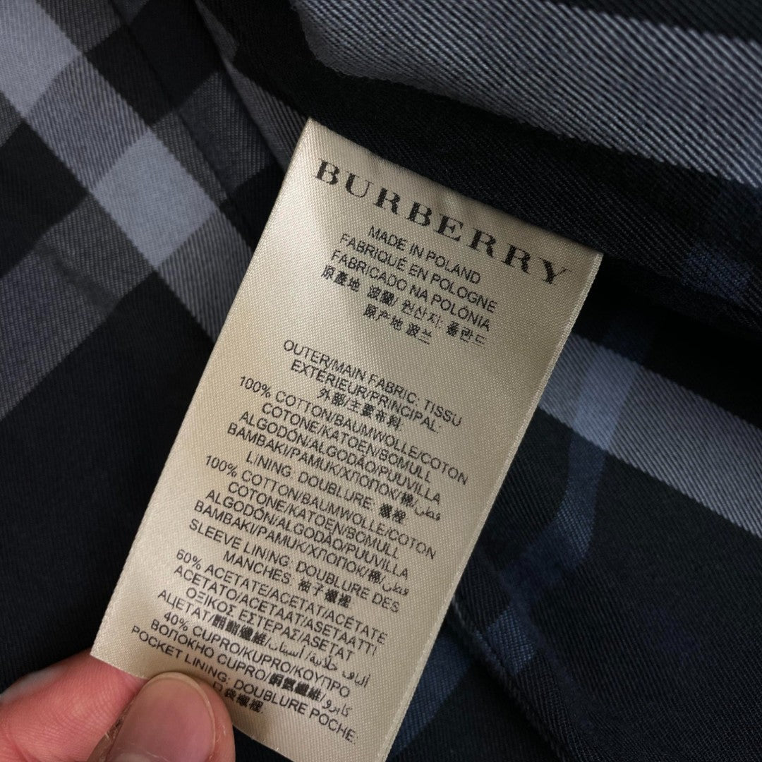 Burberry fekete női ballonkabát