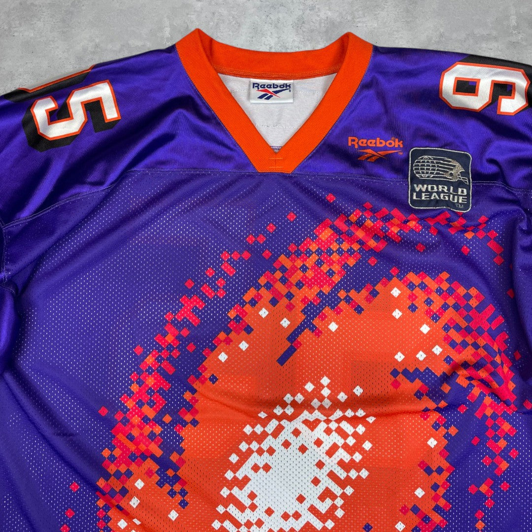 Vintage 1995 Reebok Frankfurt Galaxy World League mez