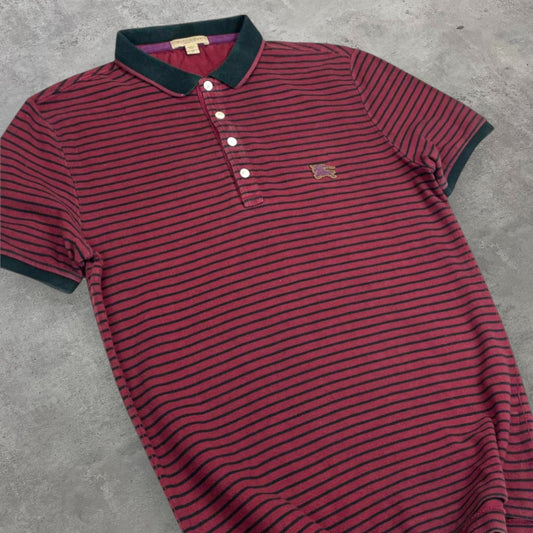 Burberry bordó-fekete csíkos pólóing