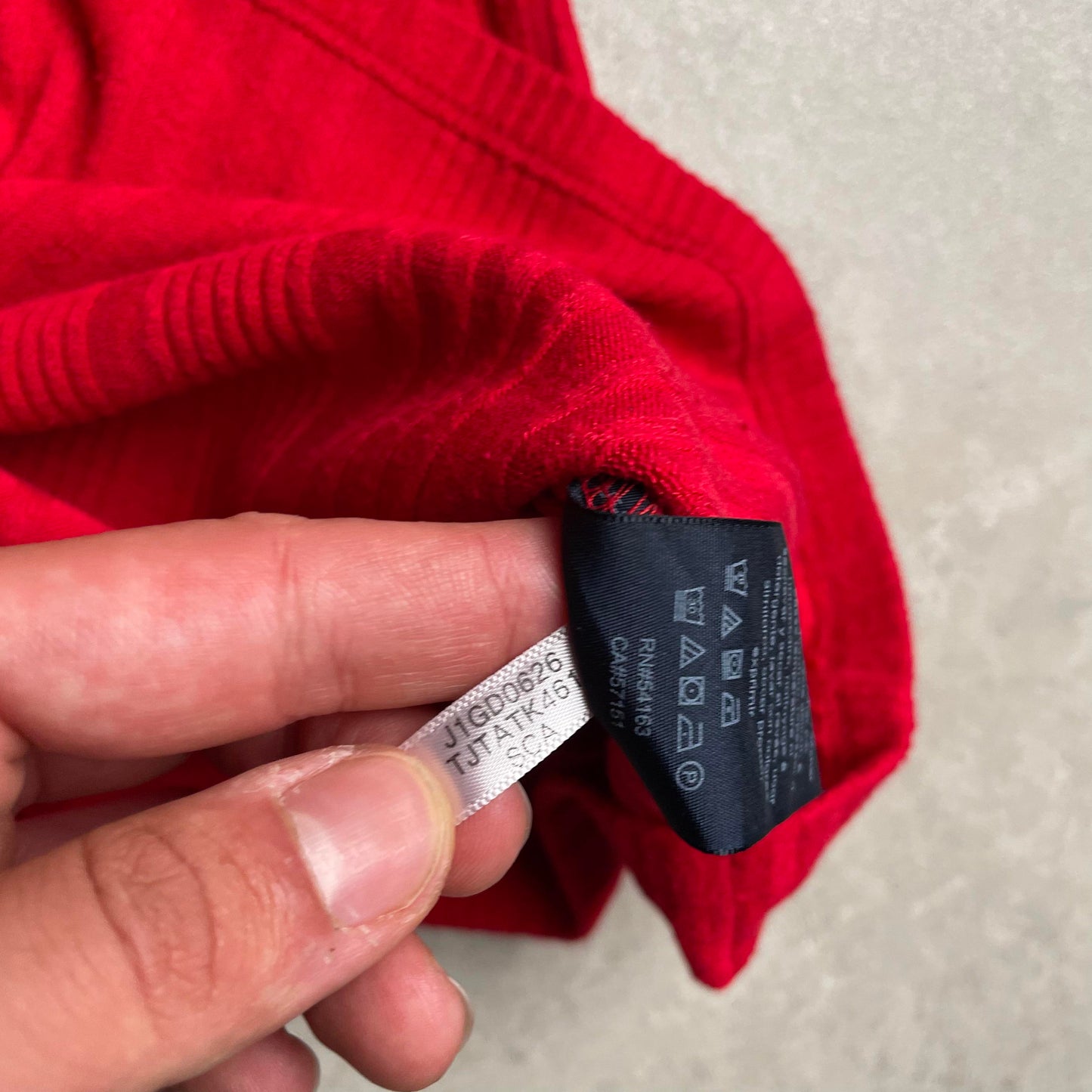 Tommy Hilfiger piros kötött ruha