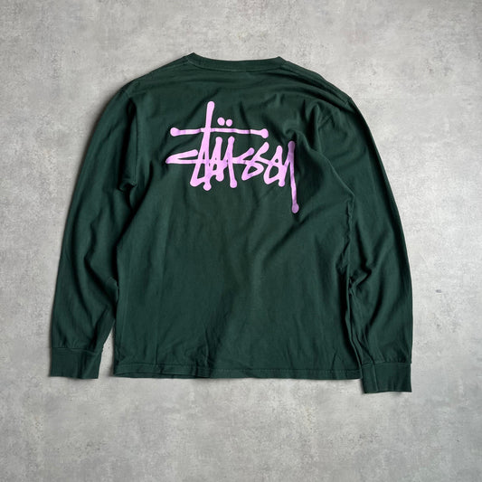 Stüssy zöld longsleeve