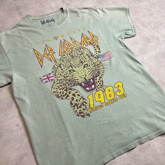Def Leppard 1983 United States tour póló