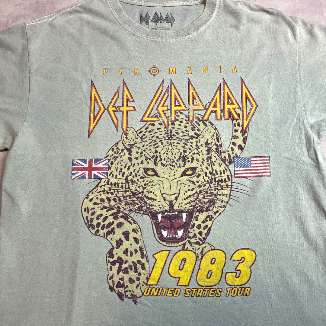 Def Leppard 1983 United States tour póló