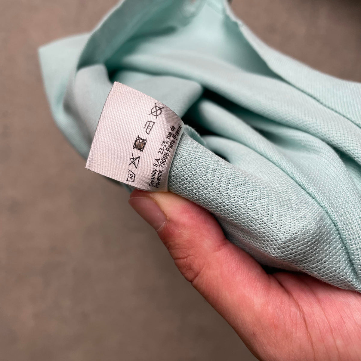 Lacoste mentazöld pólóing