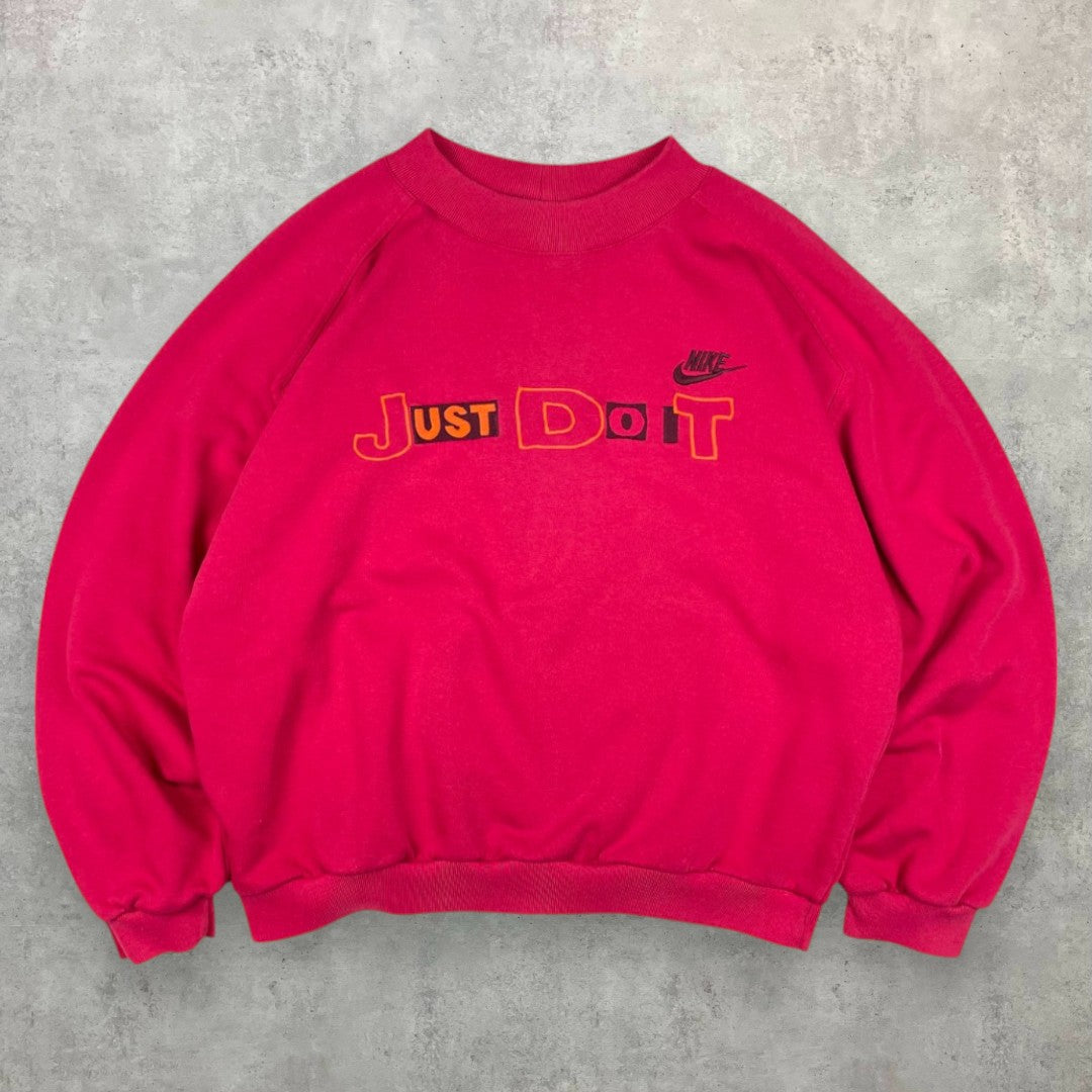 Nike vintage 90's spellout pulóver