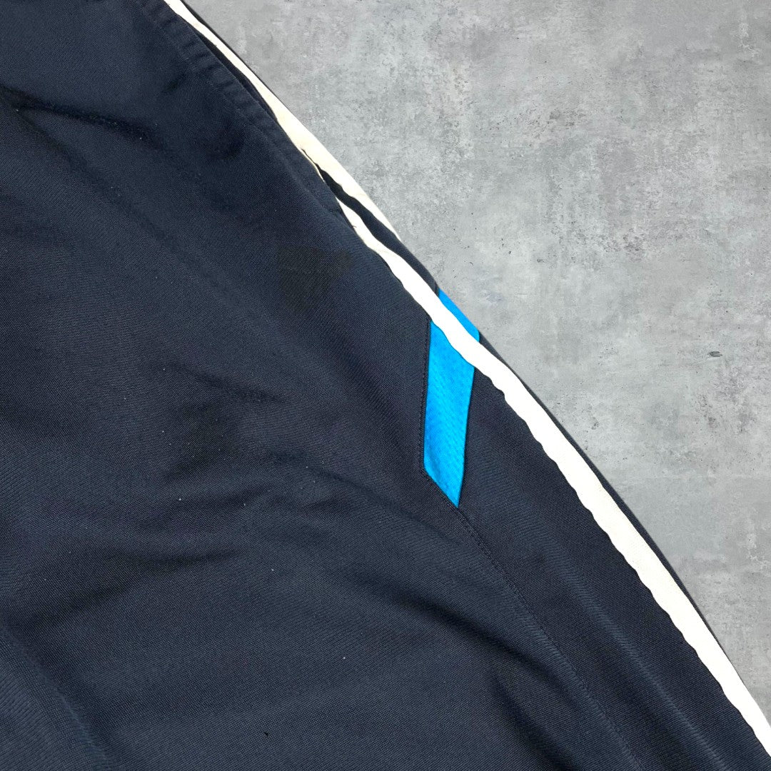 Adidas sötétkék-türkiz melegítőnadrág