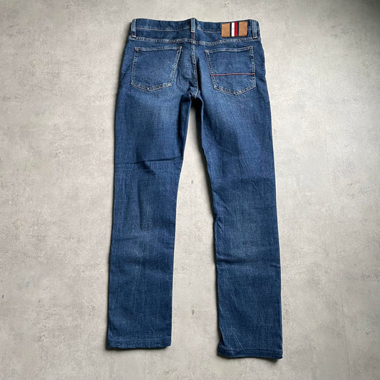 Tommy Hilfiger Flex kék straight fit farmernadrág