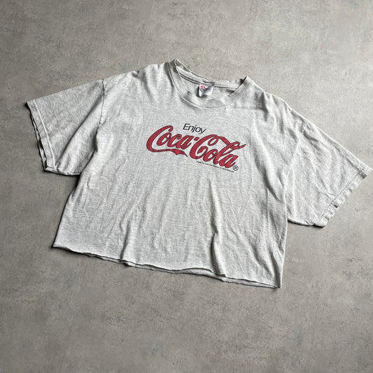 Vintage 90's Hanes Coca Cola cropped póló