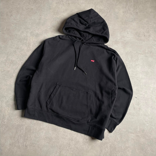 Levi's fekete kapucnis pulóver