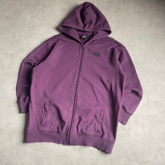 The North Face lila zipup hoodie