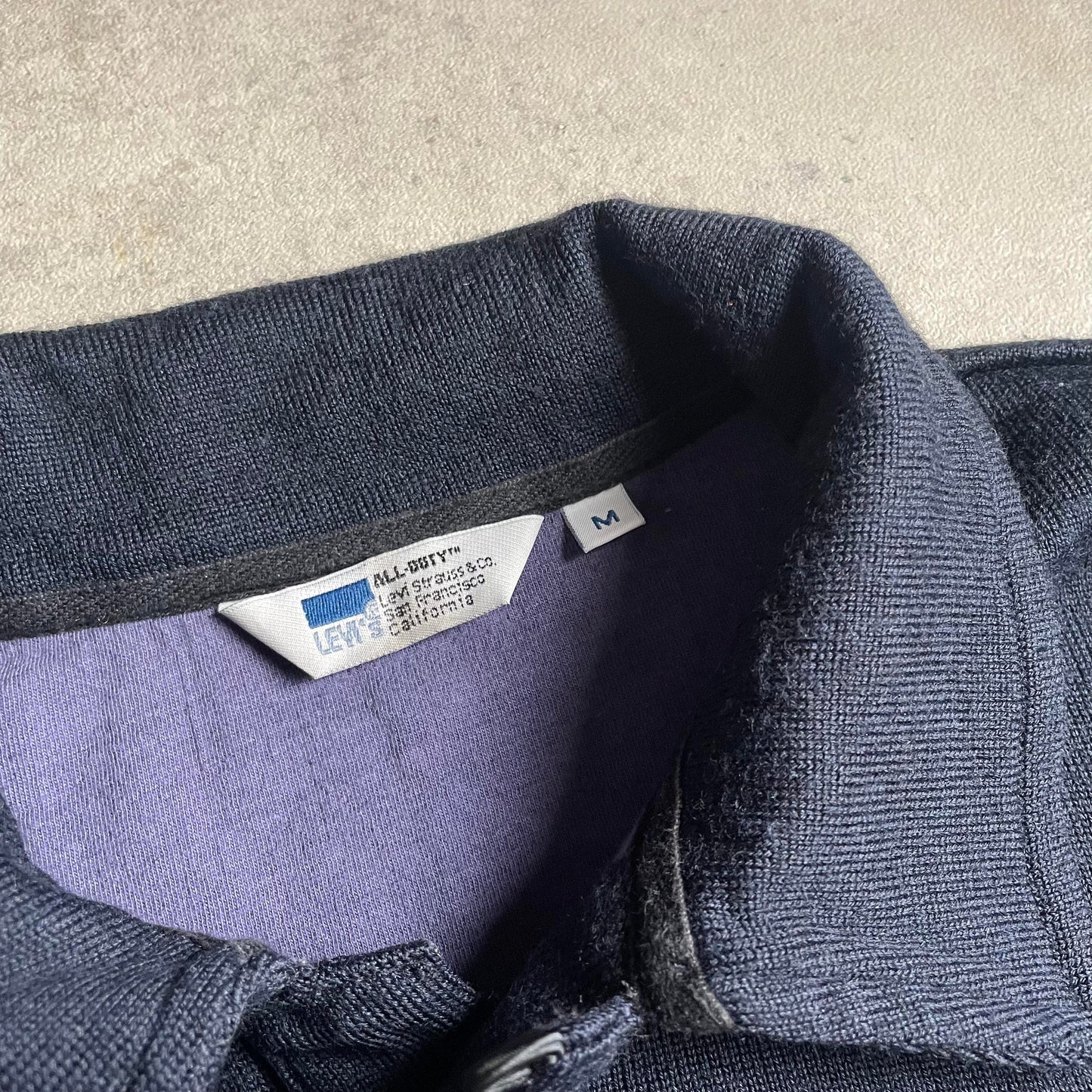 Vintage Levi's 1/4 zip pulóver