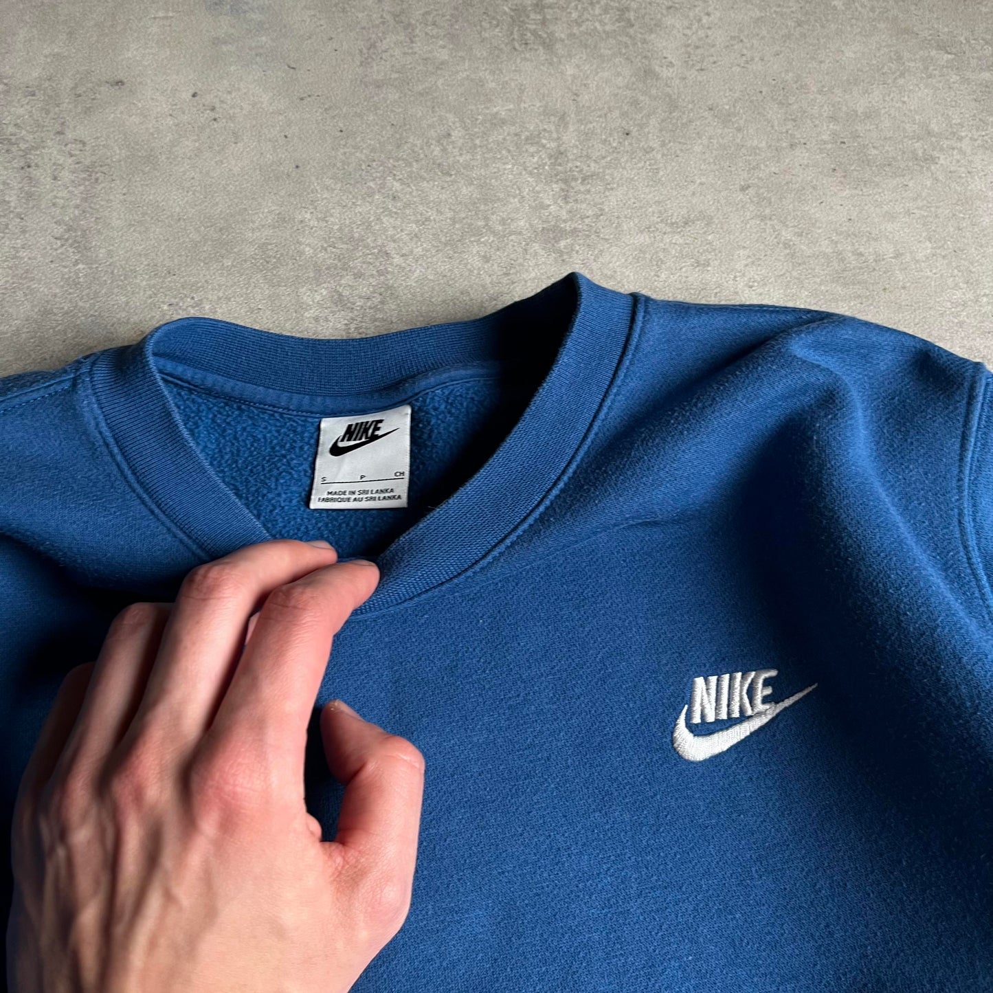 Nike azúrkék crewneck