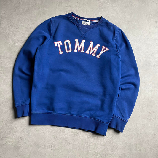 Tommy Jeans kék crewneck
