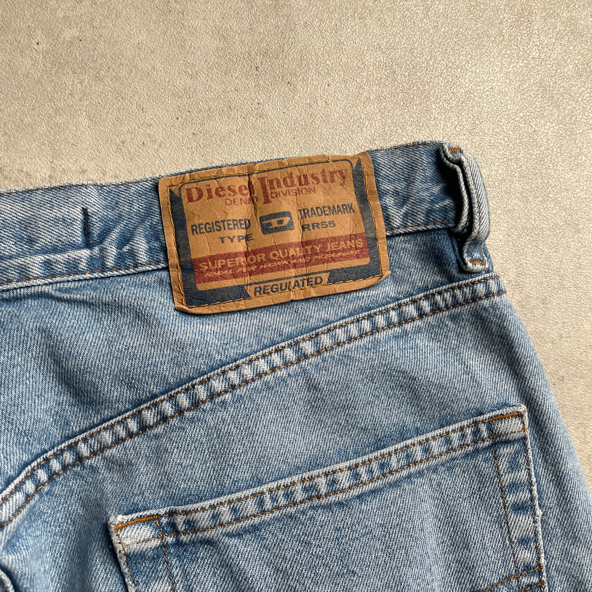 Diesel straight fit farmernadrág