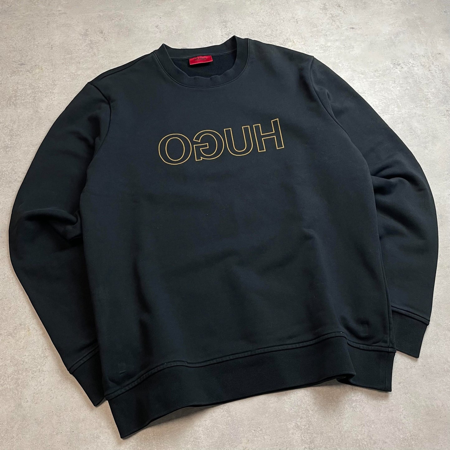Hugo Boss fekete crewneck