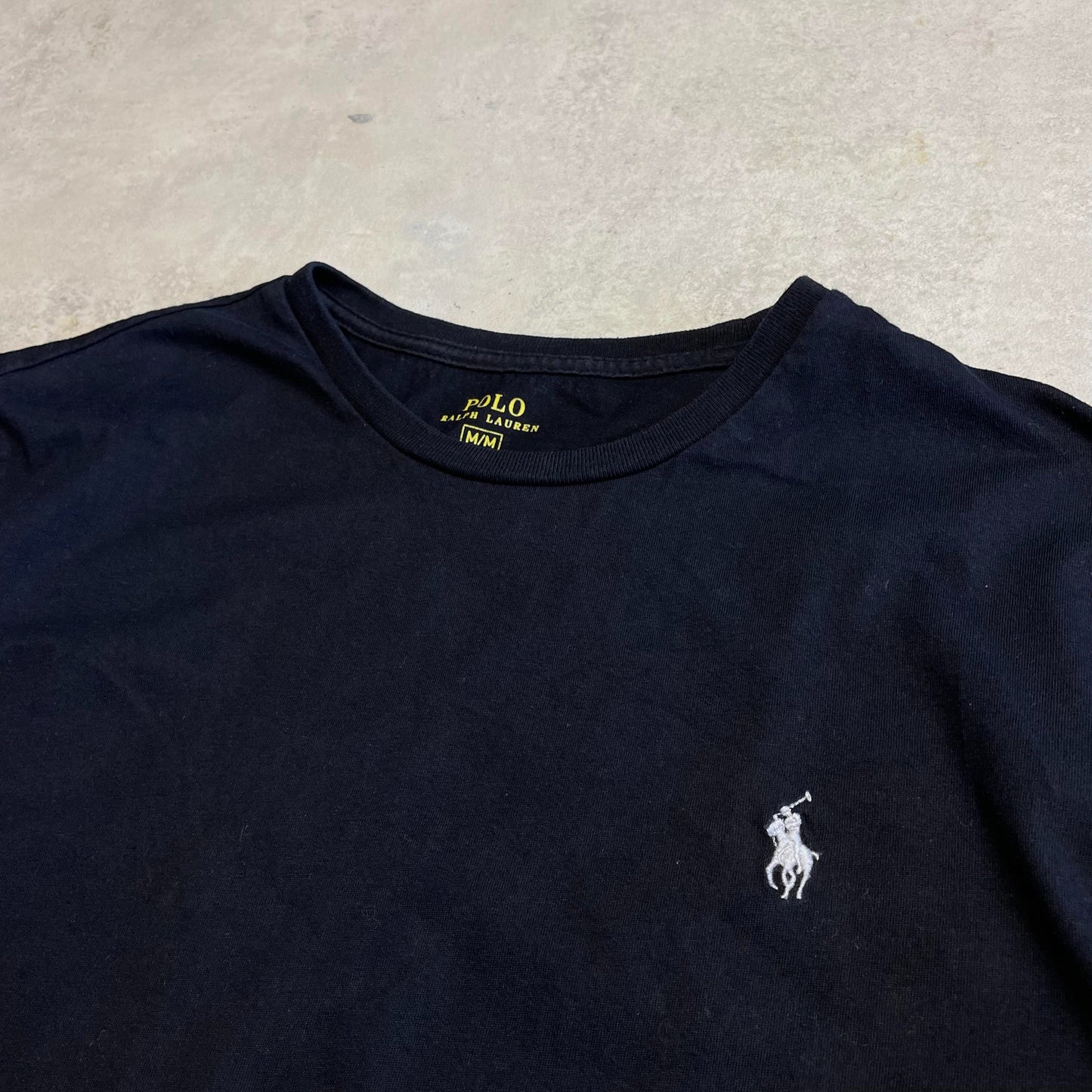 Ralph Lauren fekete környakú póló