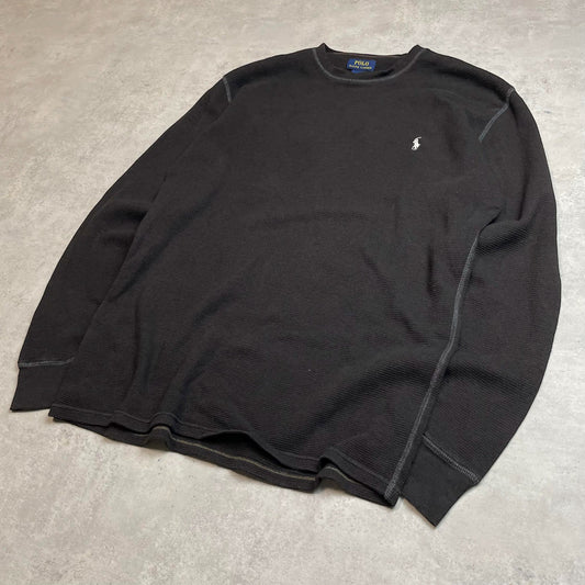 Ralph Lauren vékony fekete környakú pulóver