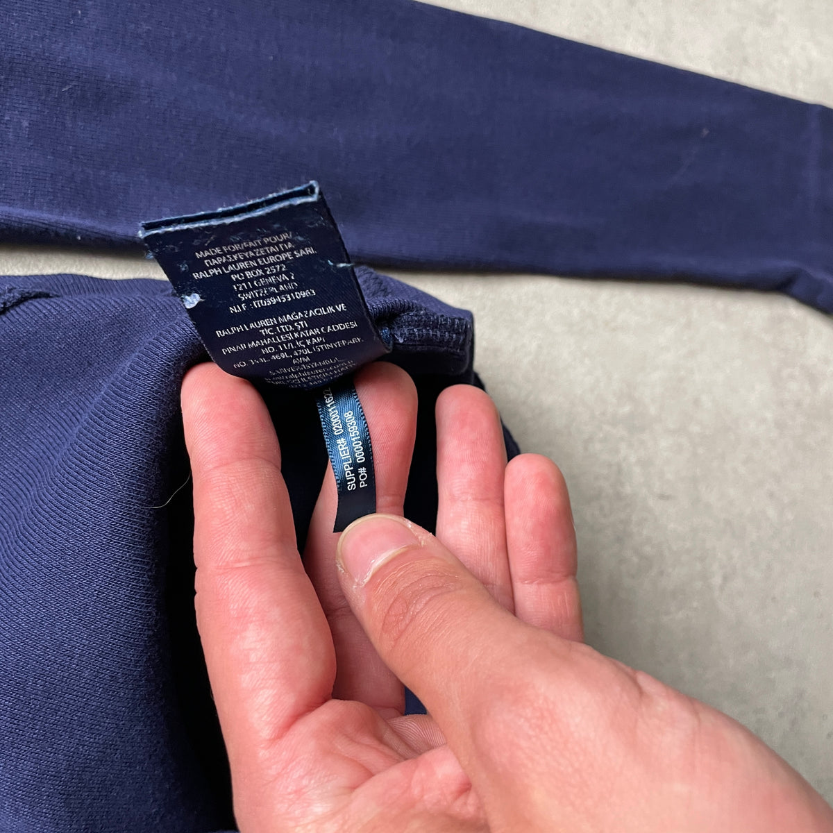 Ralph Lauren sötétkék longsleeve