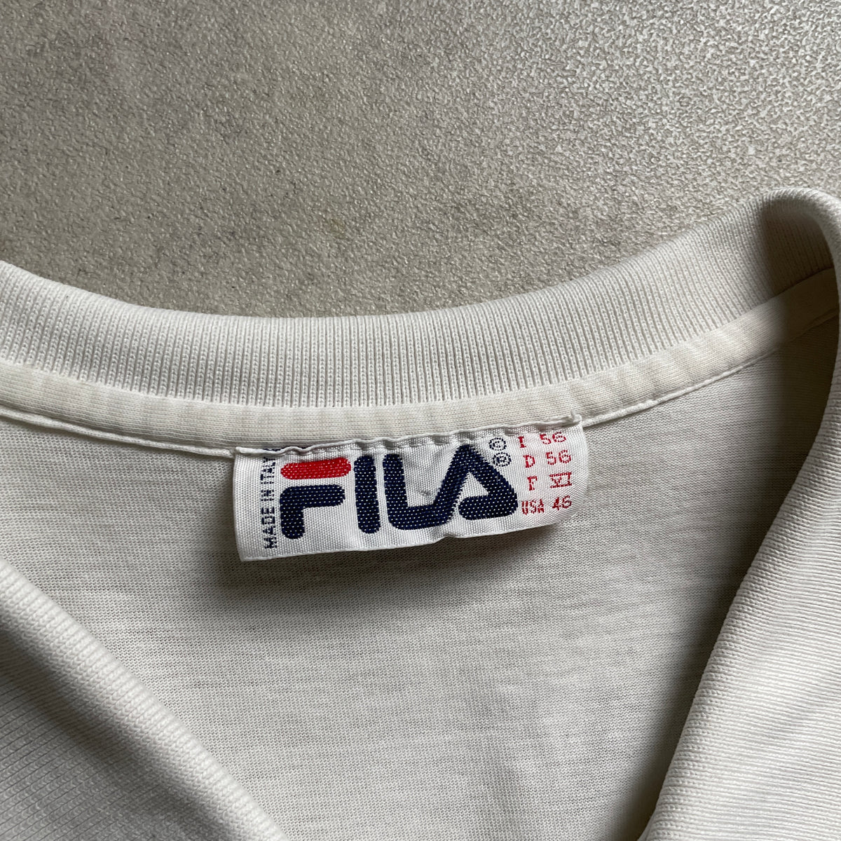 Vintage Fila graphic pólóing