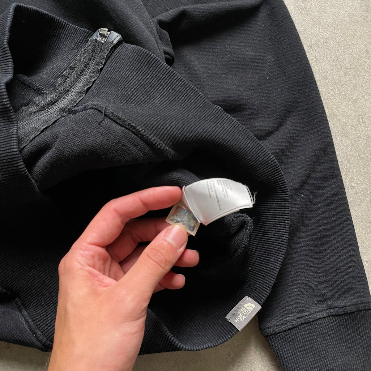 The North Face zipup hoodie