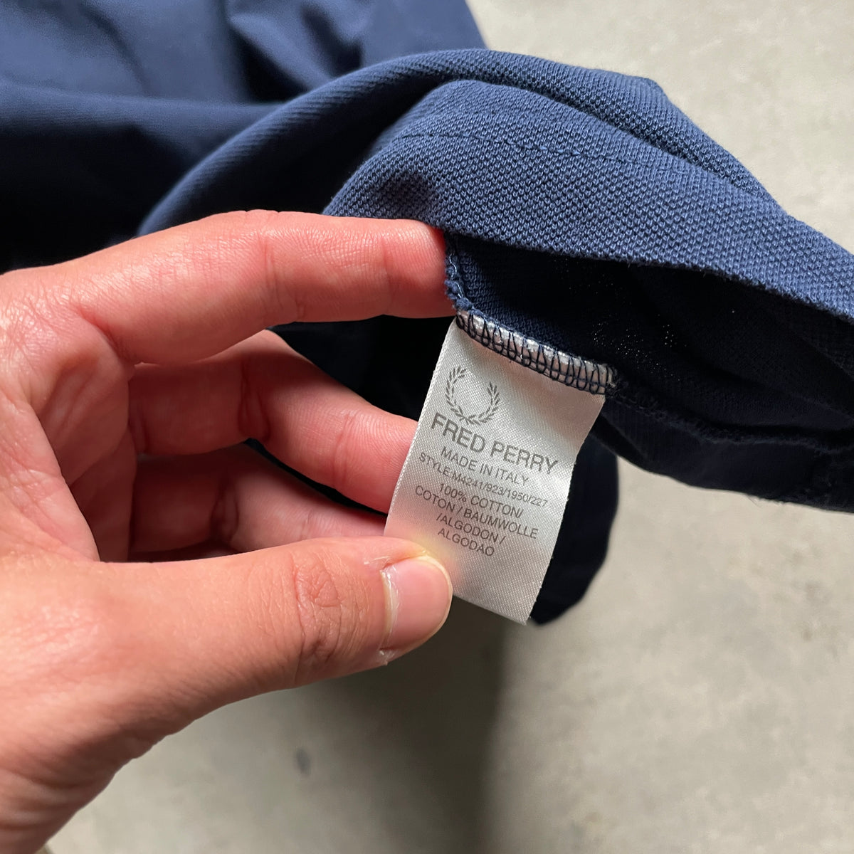 Fred Perry sötétkék pólóing