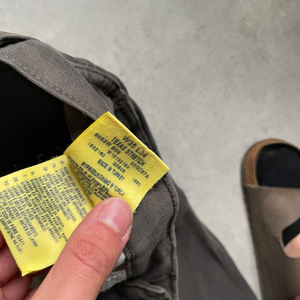 Wrangler barna elegáns nadrág