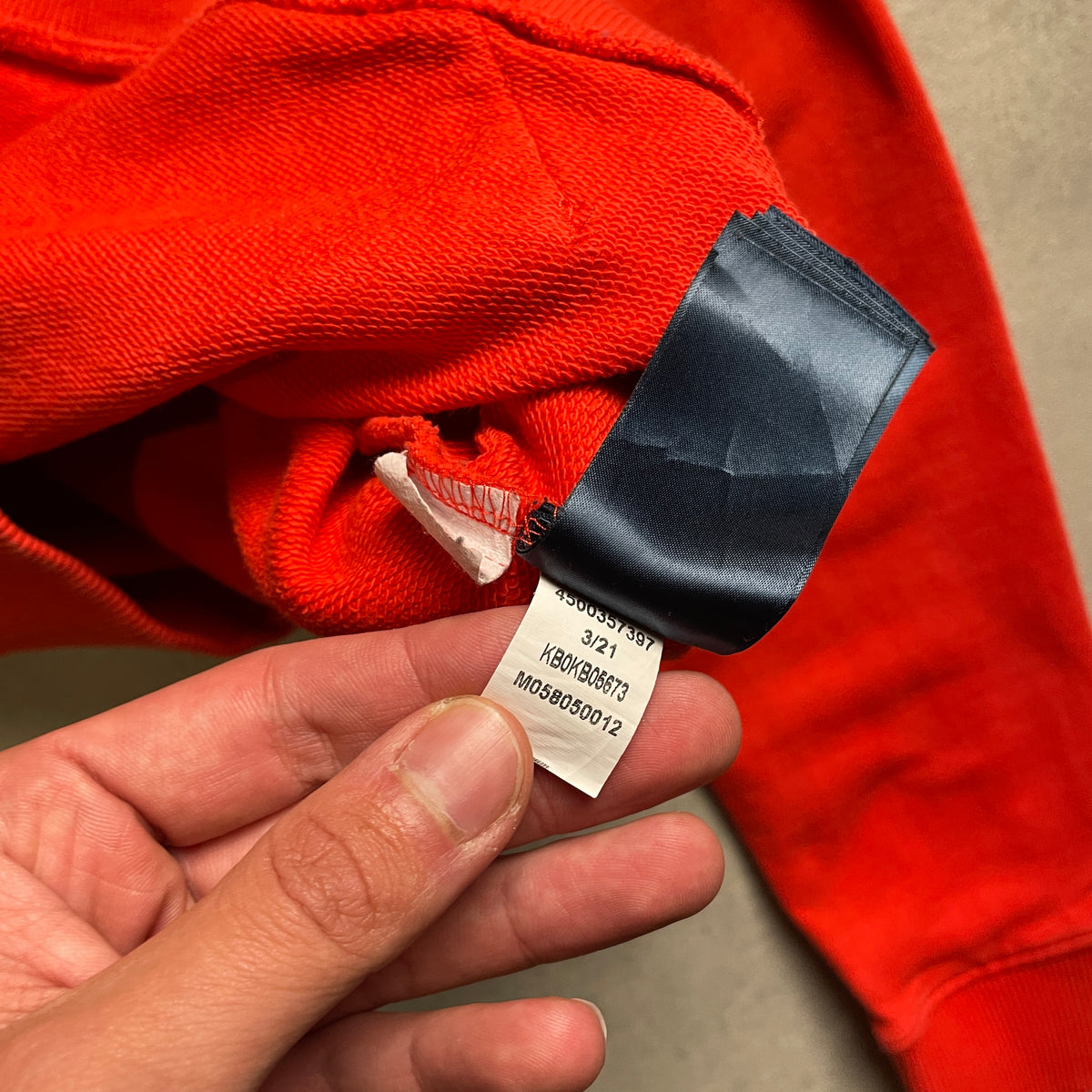 Tommy Hilfiger narancssárga hoodie