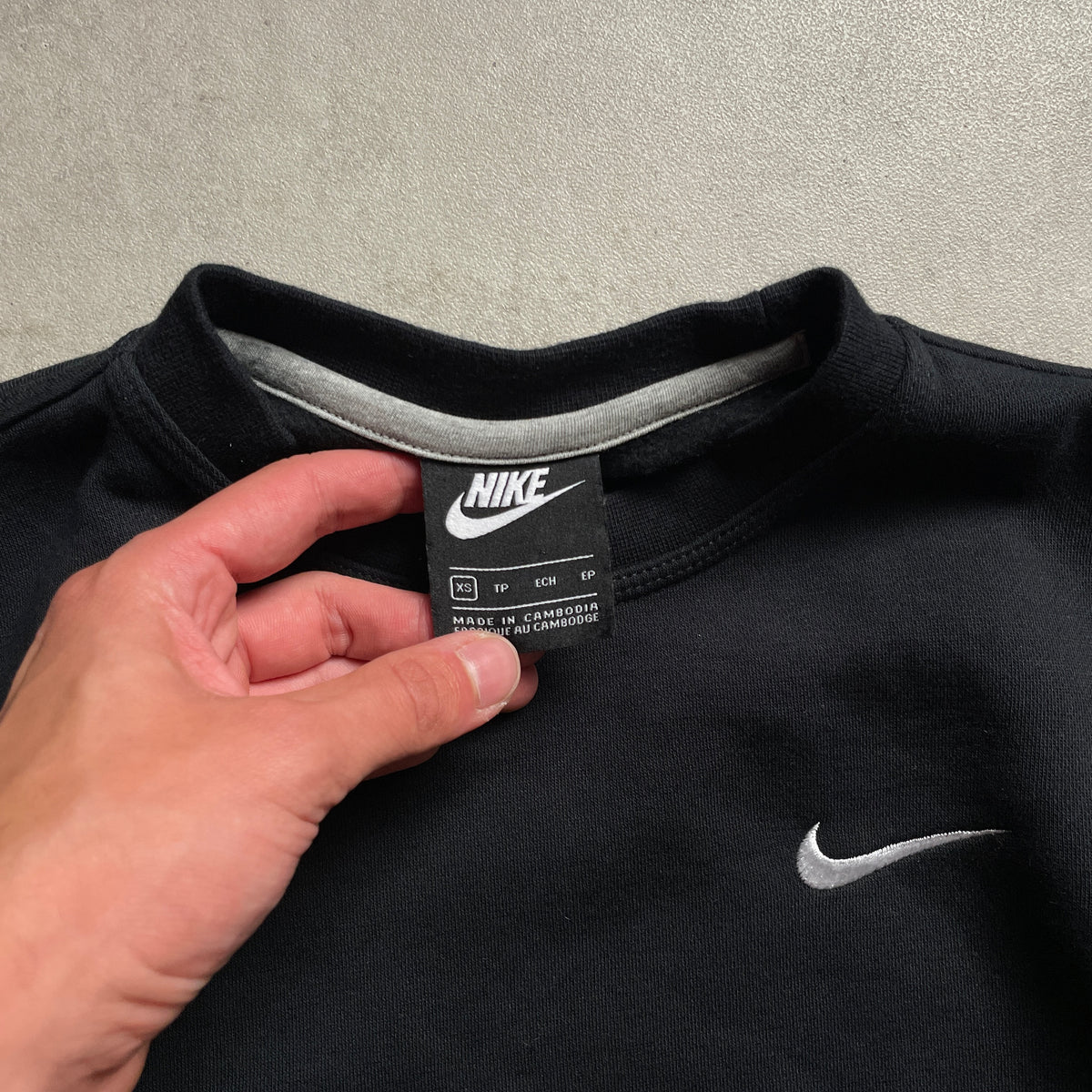 Nike fekete crewneck