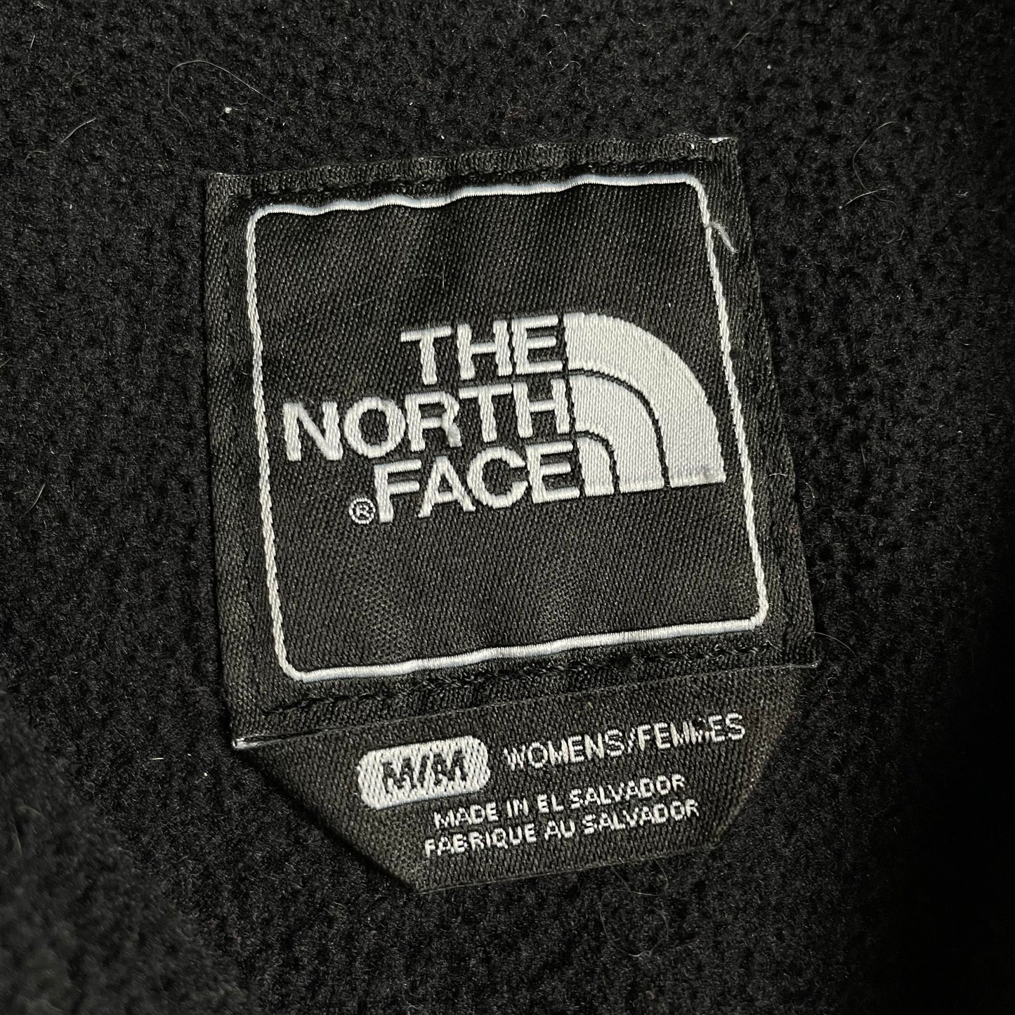 The North Face fekete skótkockás denali pulóver