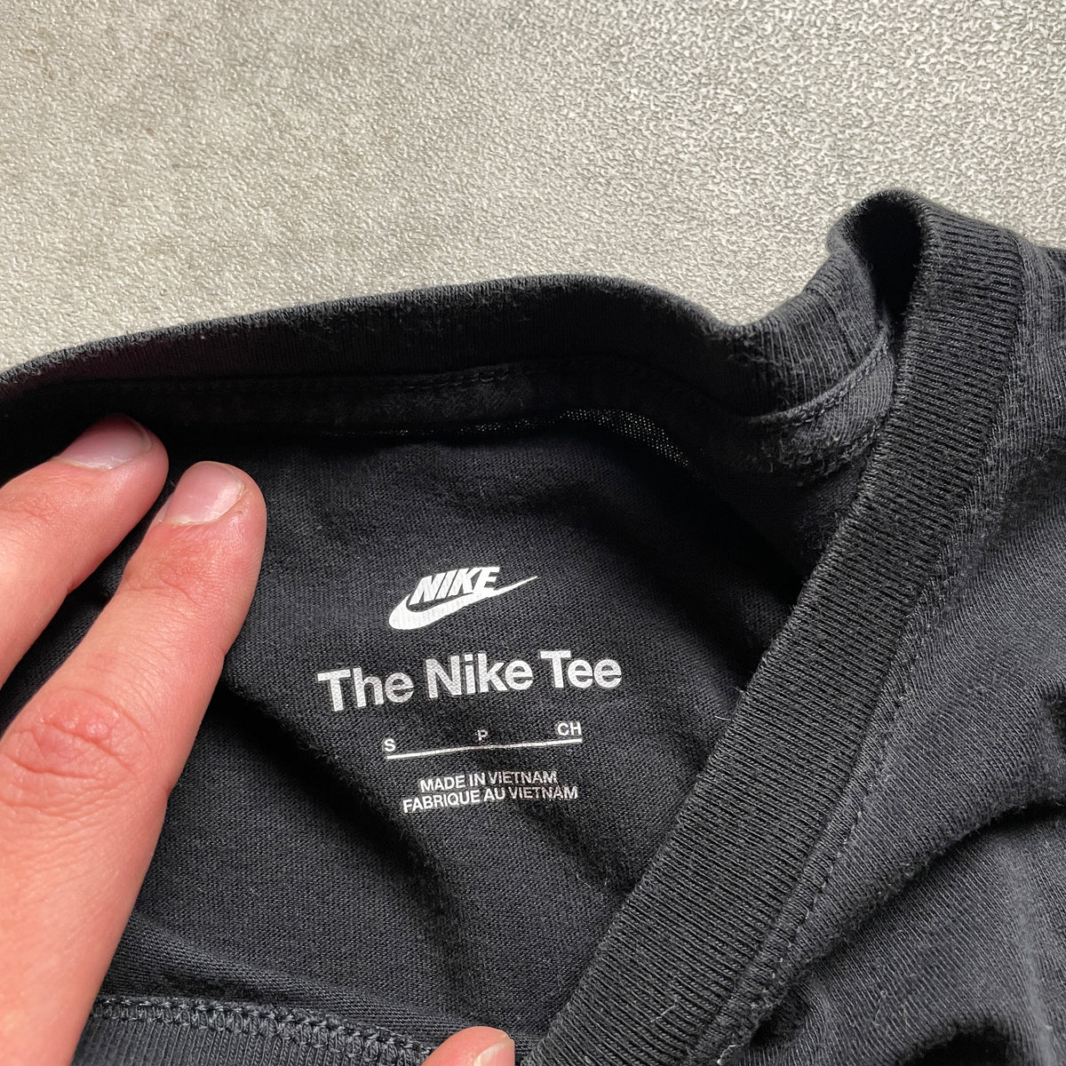 Nike fekete club logo póló