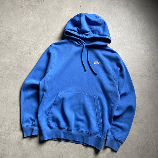 Nike kék club logo hoodie