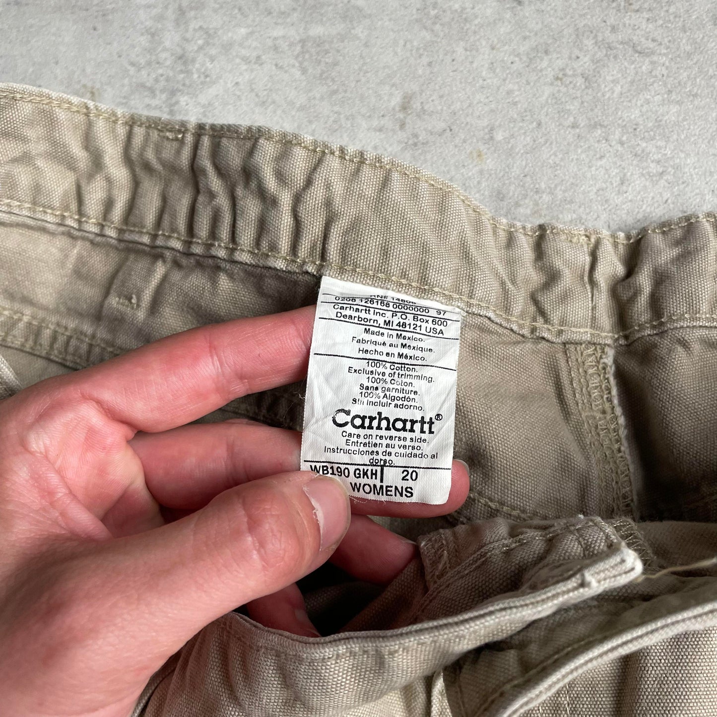 Carhartt barna rövidnadrág