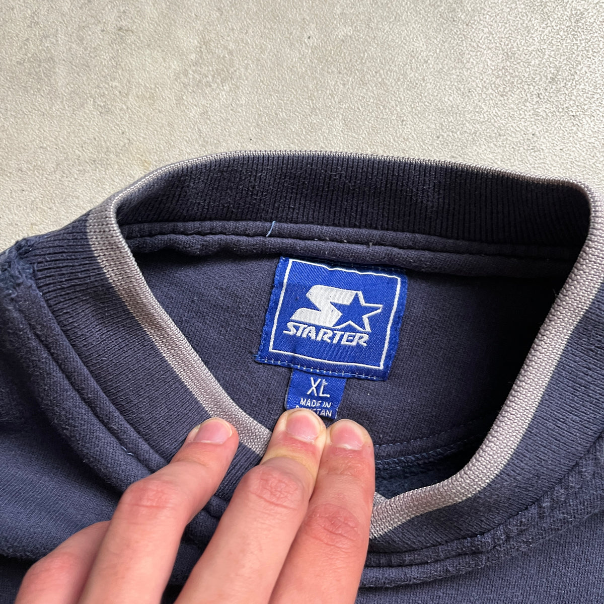 Vintage Strater Georgetown Hoyas pulóver