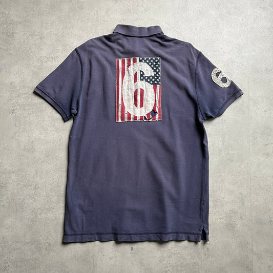 Ralph Lauren Polo Jeans Co. distressed pólóing