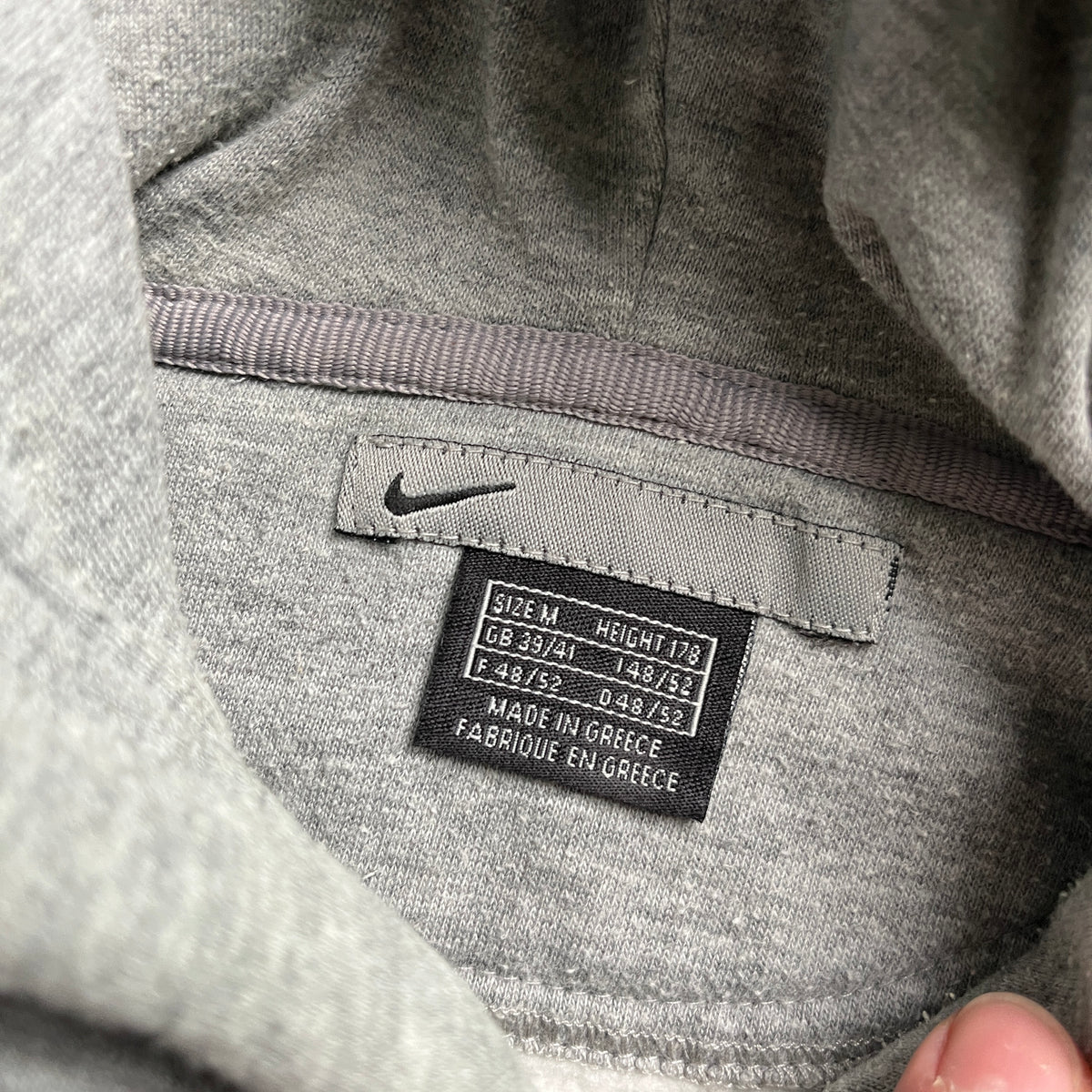 Nike szürke oversized hoodie