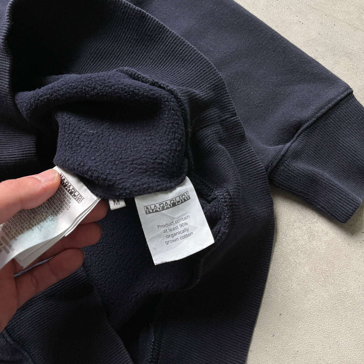 Napapijri sötétkék hoodie