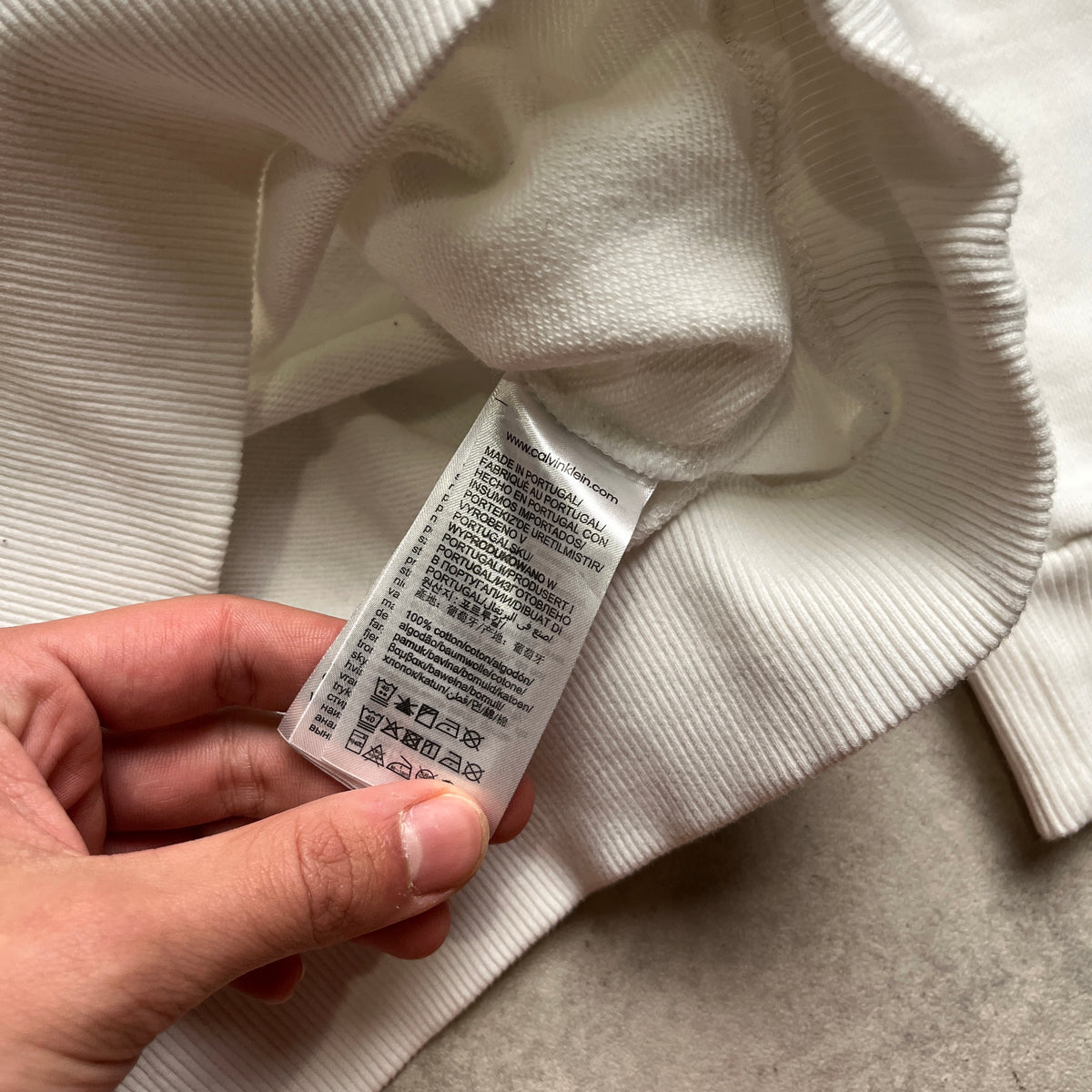Calvin Klein big logo crewneck